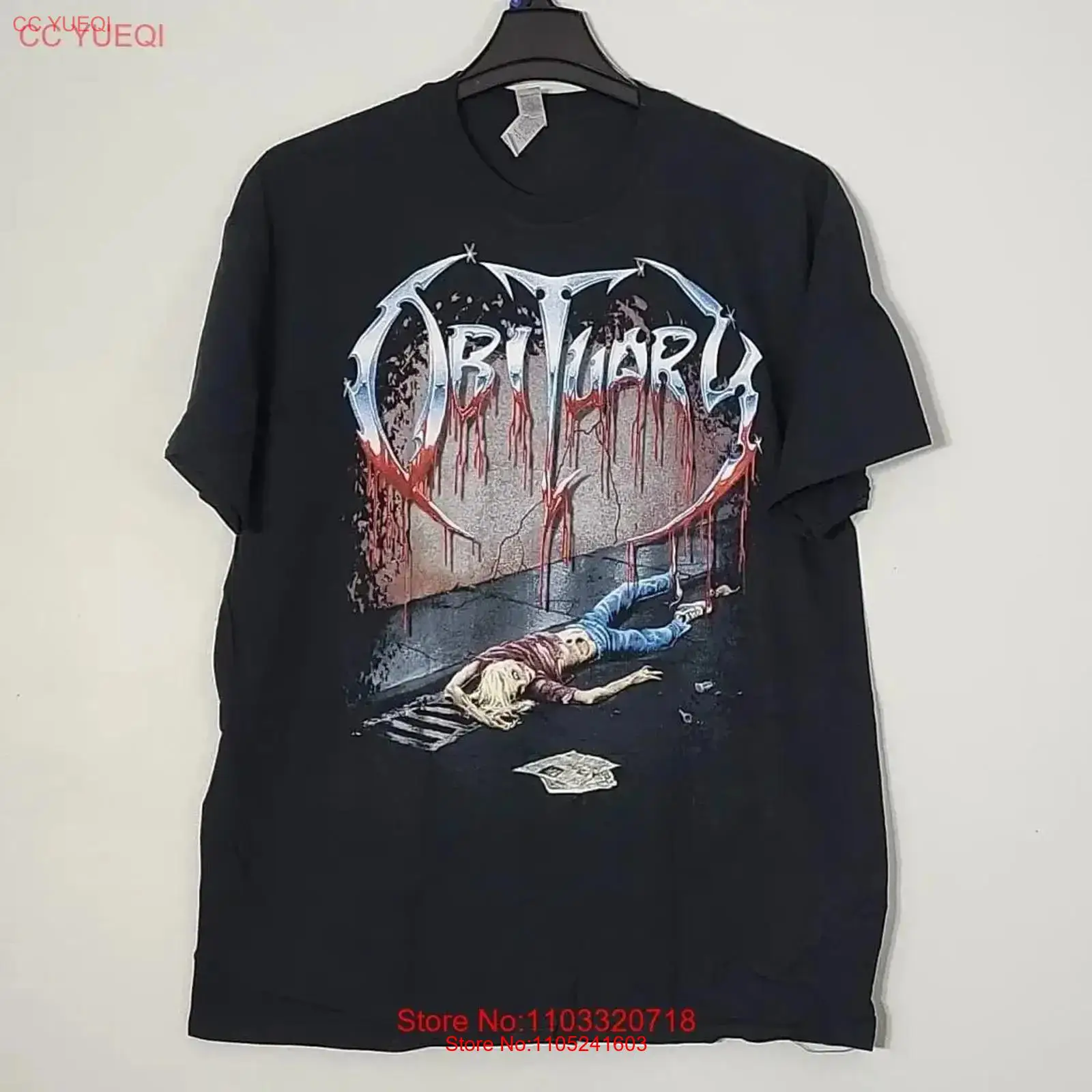 Vintage Fashion Obituaries - OBITUARY Slowly We Rot XL 공식