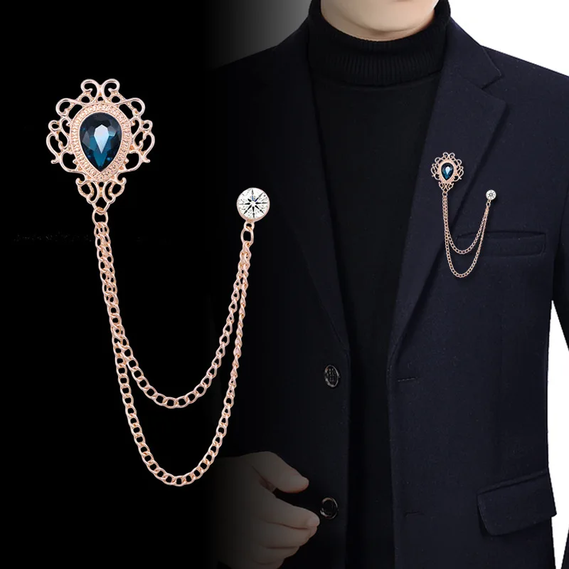 Vintage Fashion Jewelry - 뉴 빈티지 태슬 체인 라인스톤 크리스탈
