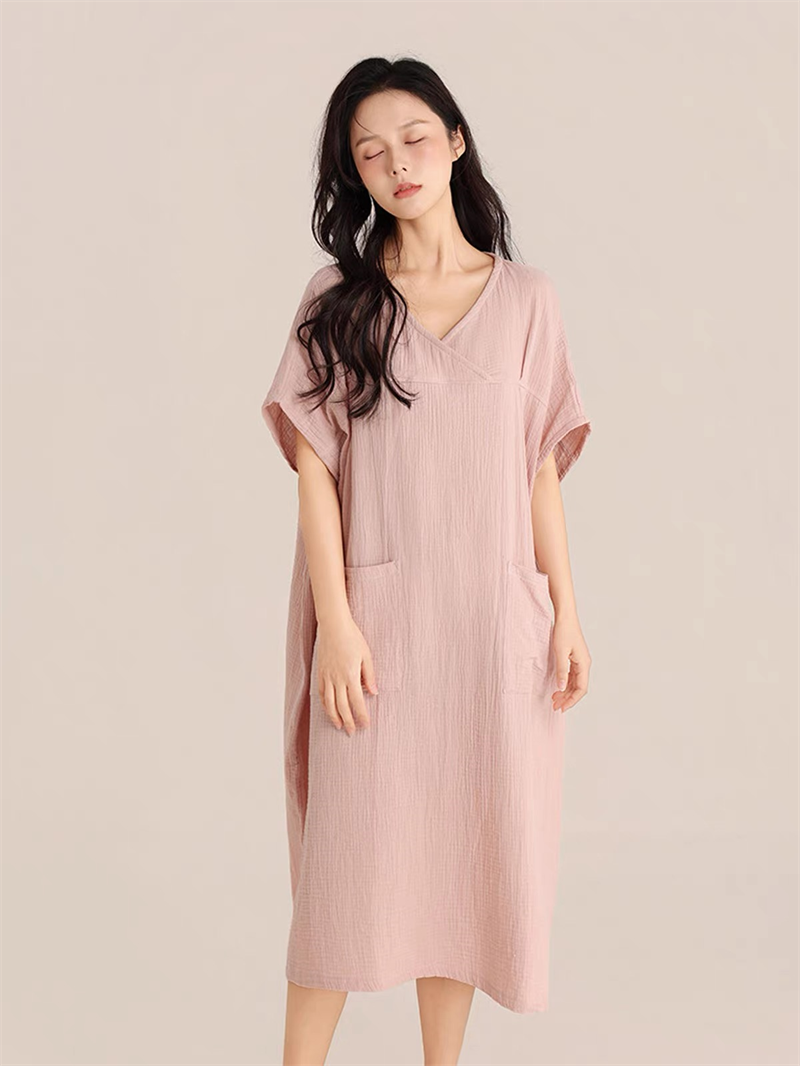 V Vintage Fashion - 빈티지 플러스 사이즈 여성 여름 원피스