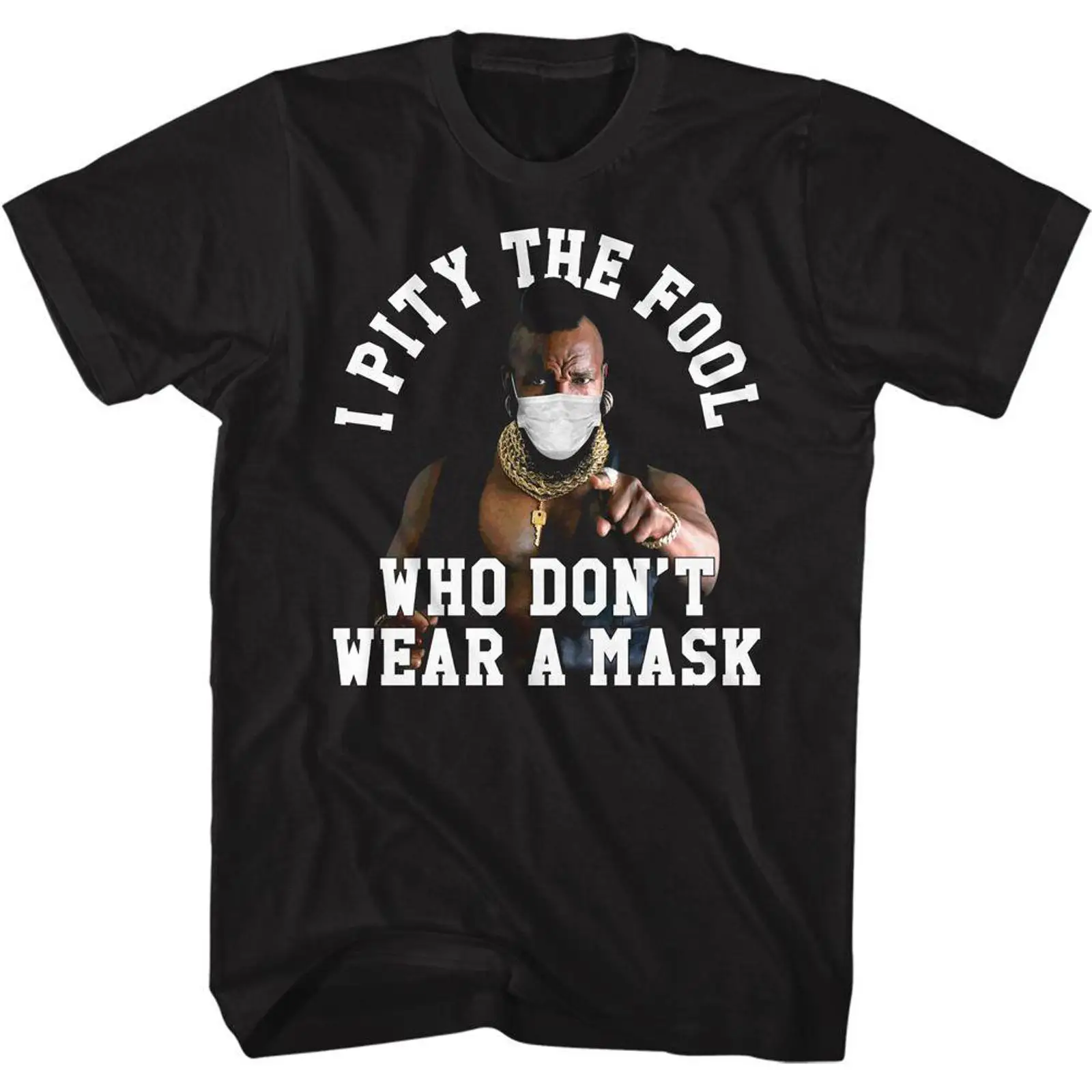 Vintage Fashion Icons - Mr T Pity The Fool 마스크