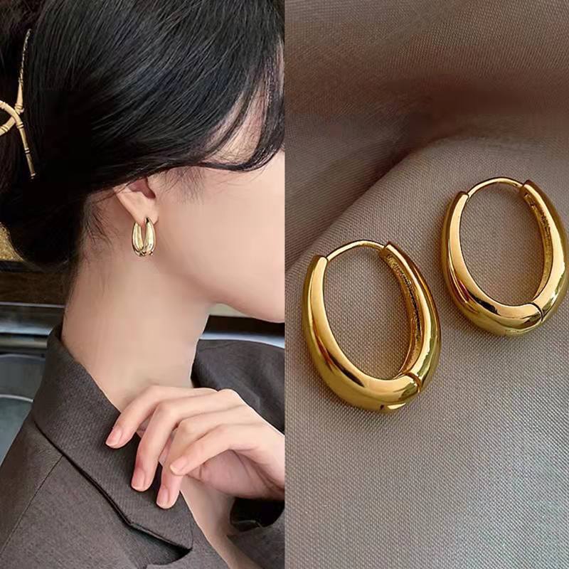 Vintage Fashion Trends - 여성을위한 패션 빈티지 골드 컬러 U