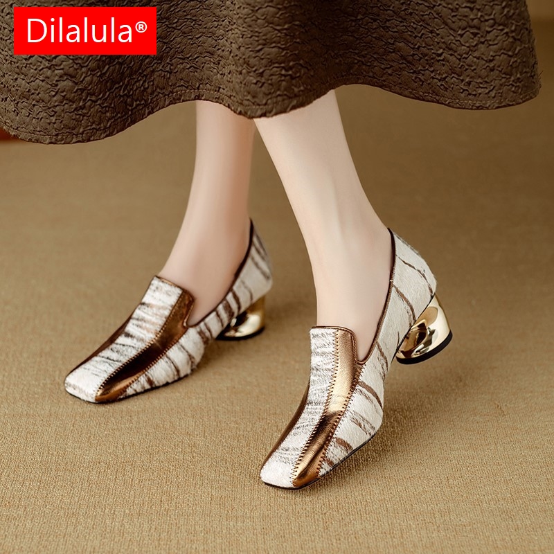 Vintage Fashion For Sale - Dilalula 뜨거운 판매 말총 여성 펌프