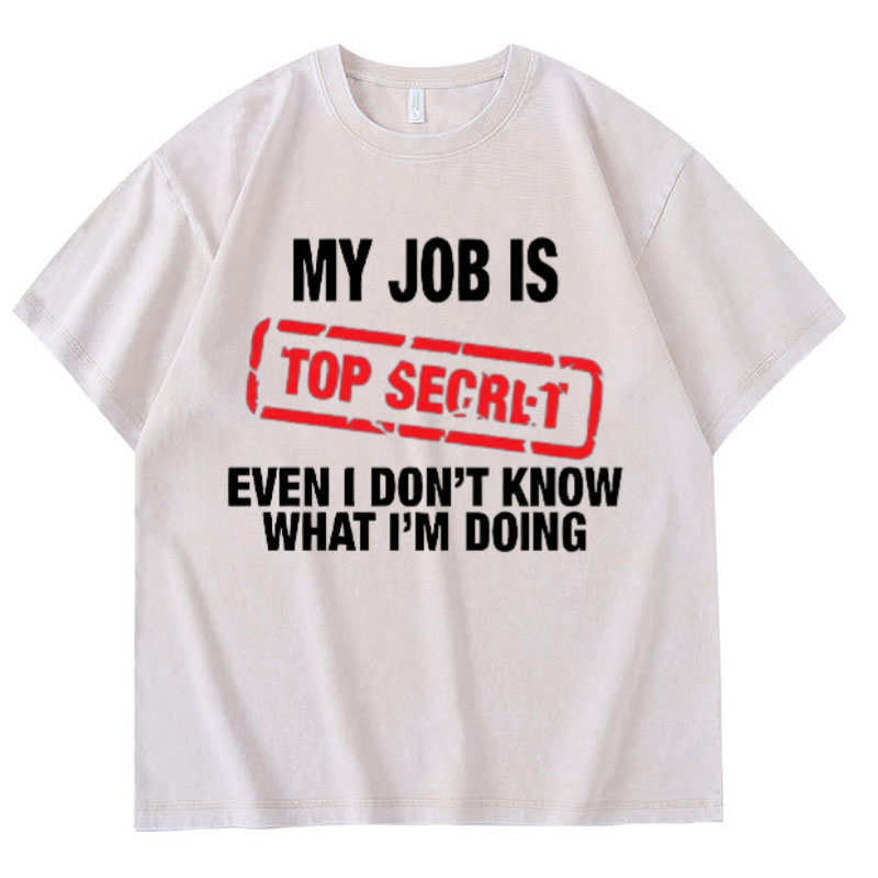 Vintage Fashion Jobs - 내 직업은 최고급 비밀이다 재미있는 그래픽