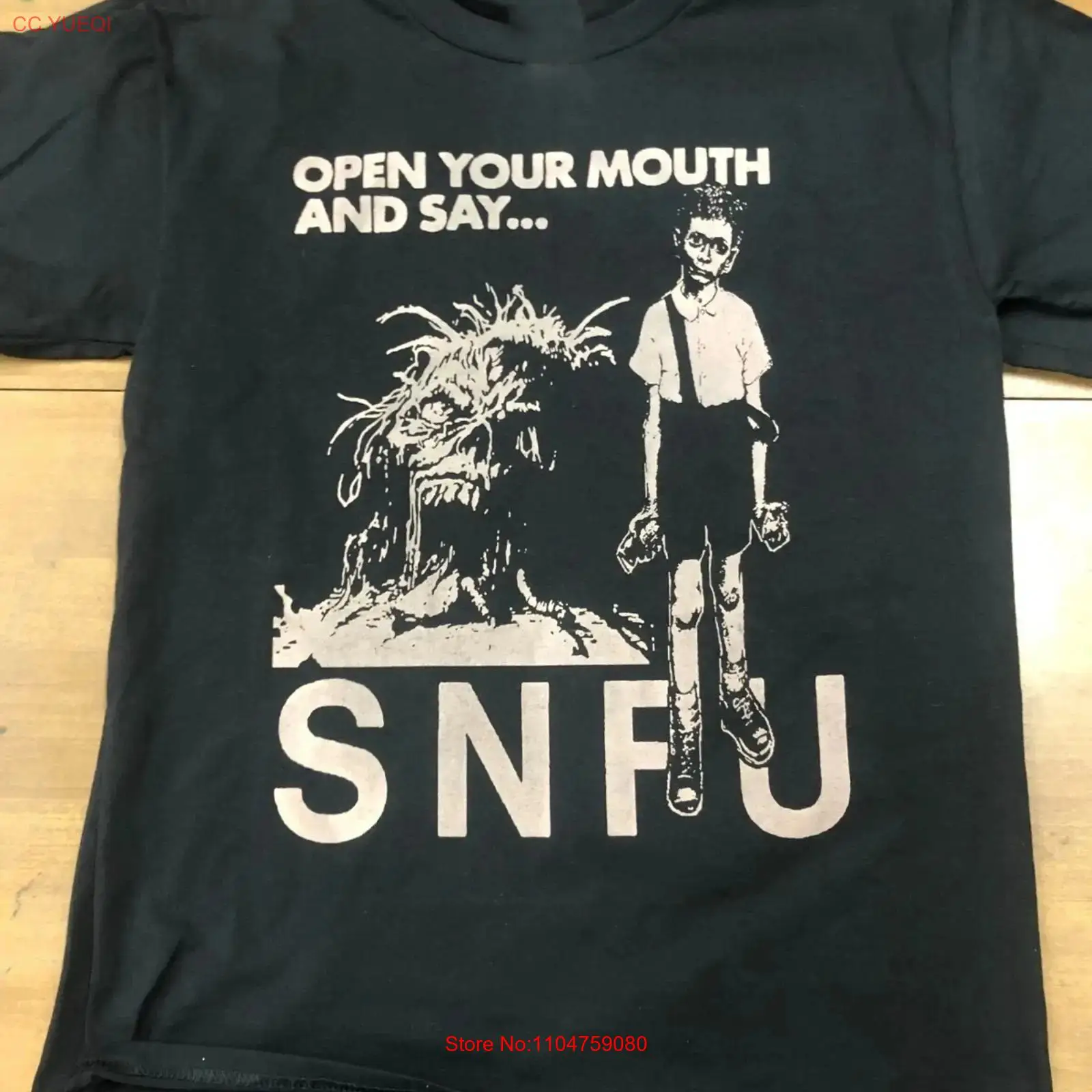 Vintage Fashion Trends - 트렌드 SNFU 밴드 블랙 코튼 모든
