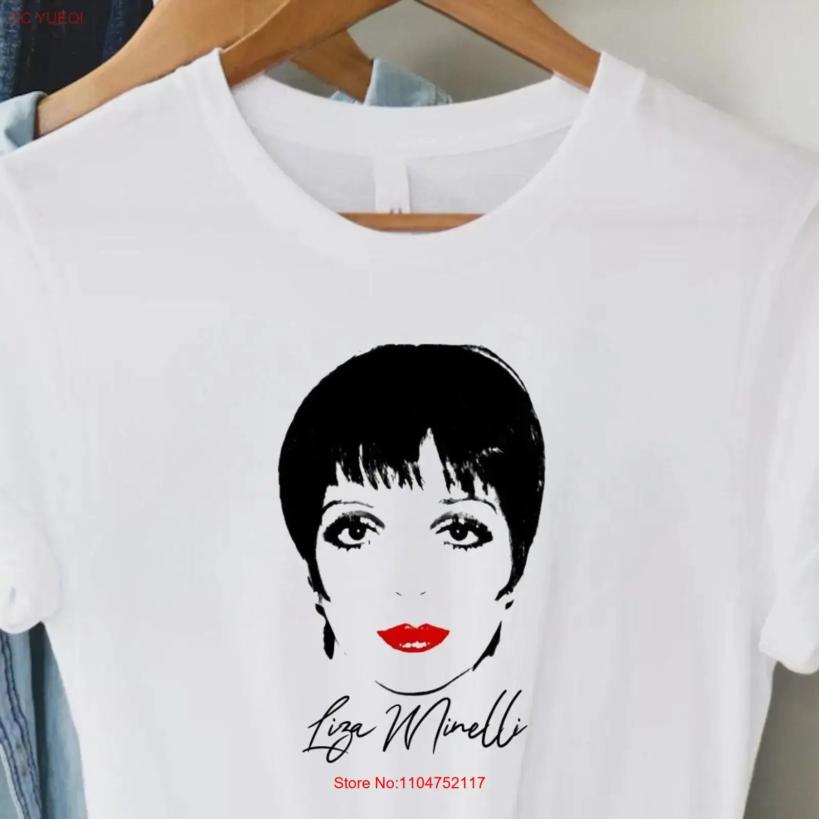 Vintage Fashion Icons - Liza Minnelli 아이코닉 티셔츠 엔터테인먼트 전설에