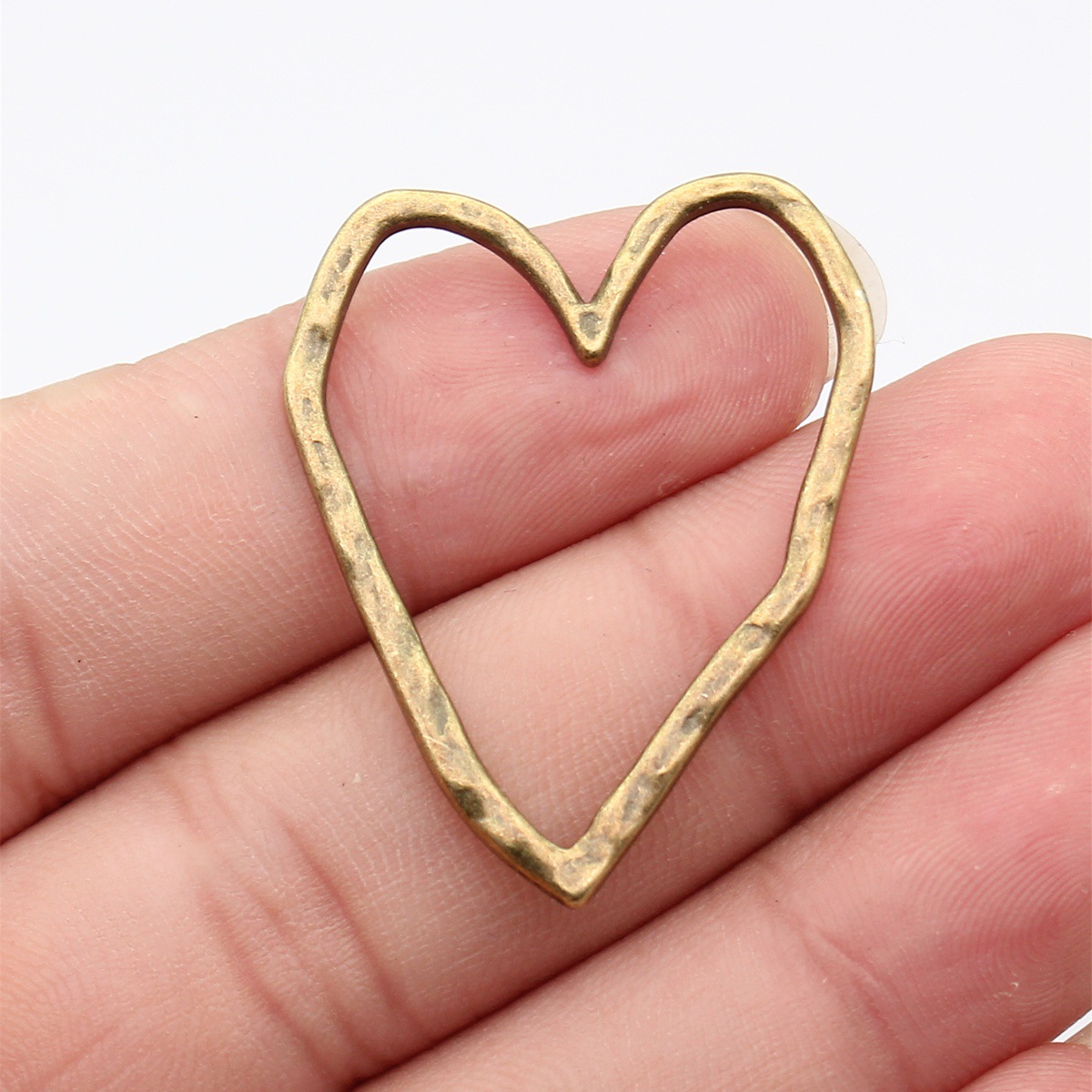 Vintage Fashion Jewelry - 10개 39x31mm 5가지 색상 속이 빈