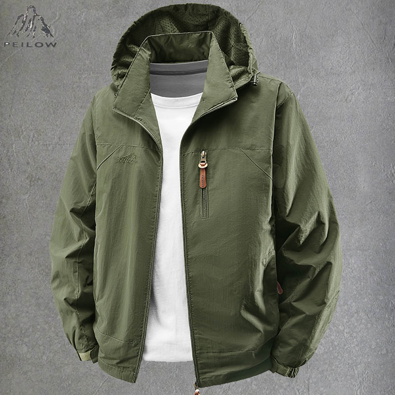 Varsity Jacket Wool - 봄 가을 윈드 브레이커 방수 하이킹