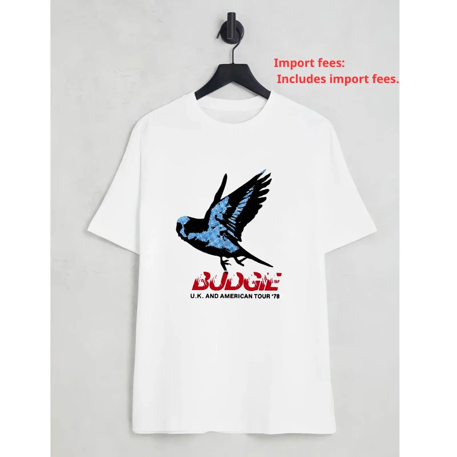 Vintage Fashion Uk - Budgie UK 아메리칸 투어 1978 밴드