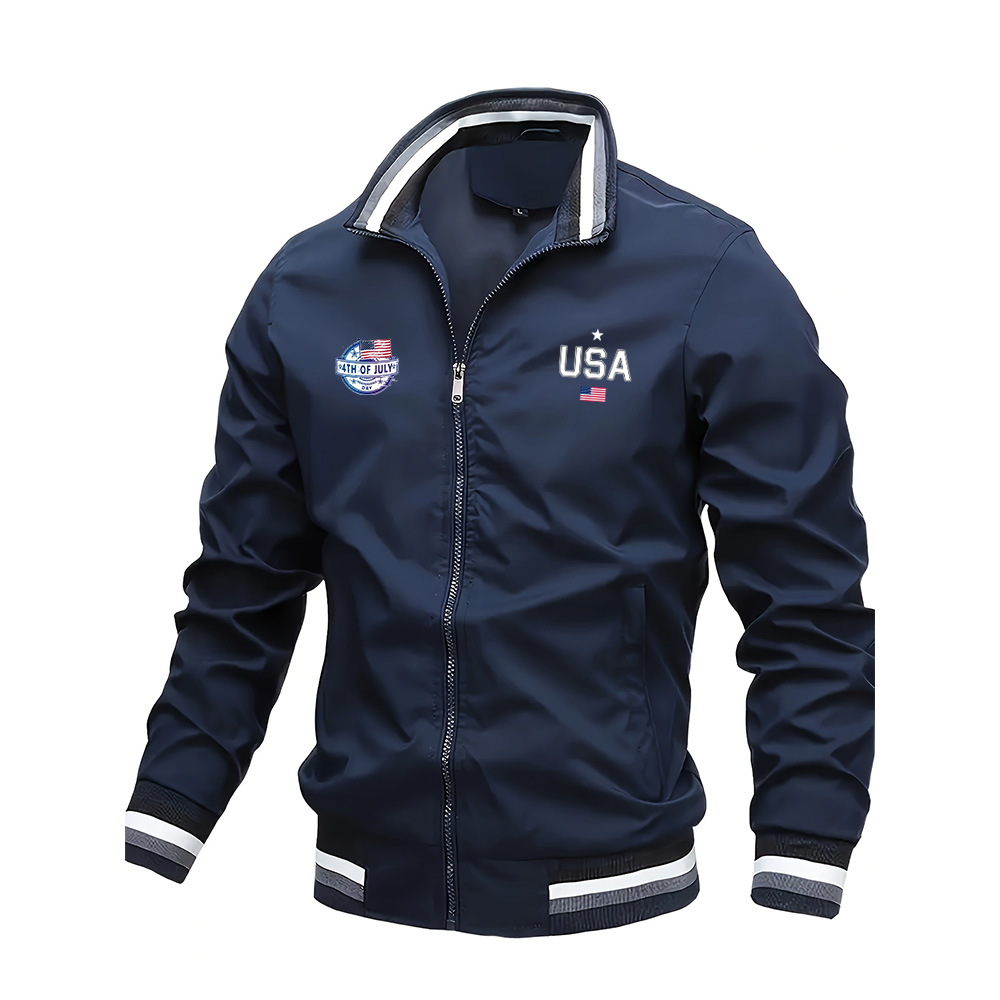 남성용 고품질 패션 캐주얼 미국 레터 그래픽 프린트 아 - Varsity Jacket Wool 리뷰 및 가격