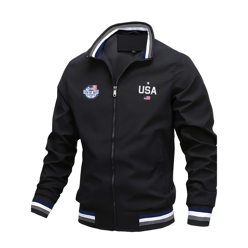 남성용 고품질 패션 캐주얼 미국 레터 그래픽 프린트 아 - Varsity Jacket Wool 리뷰 및 가격