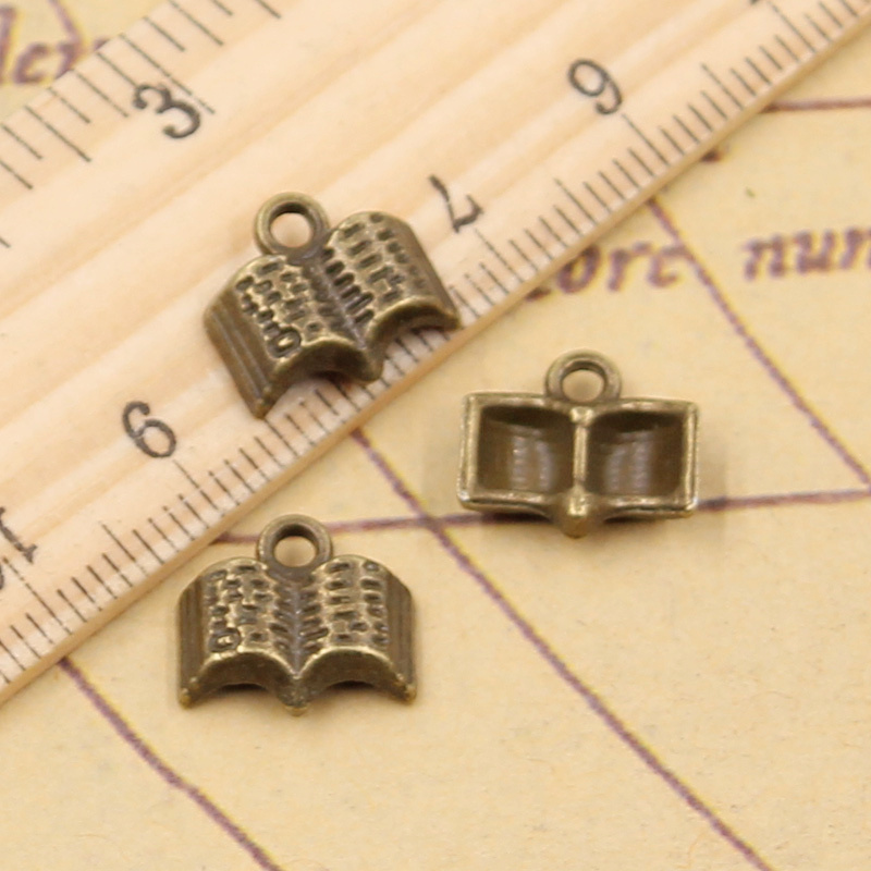 20pcs 매력 오픈 성경 책 12x11mm 티벳 청동 - Vintage Fashion Books 리뷰 및 가격