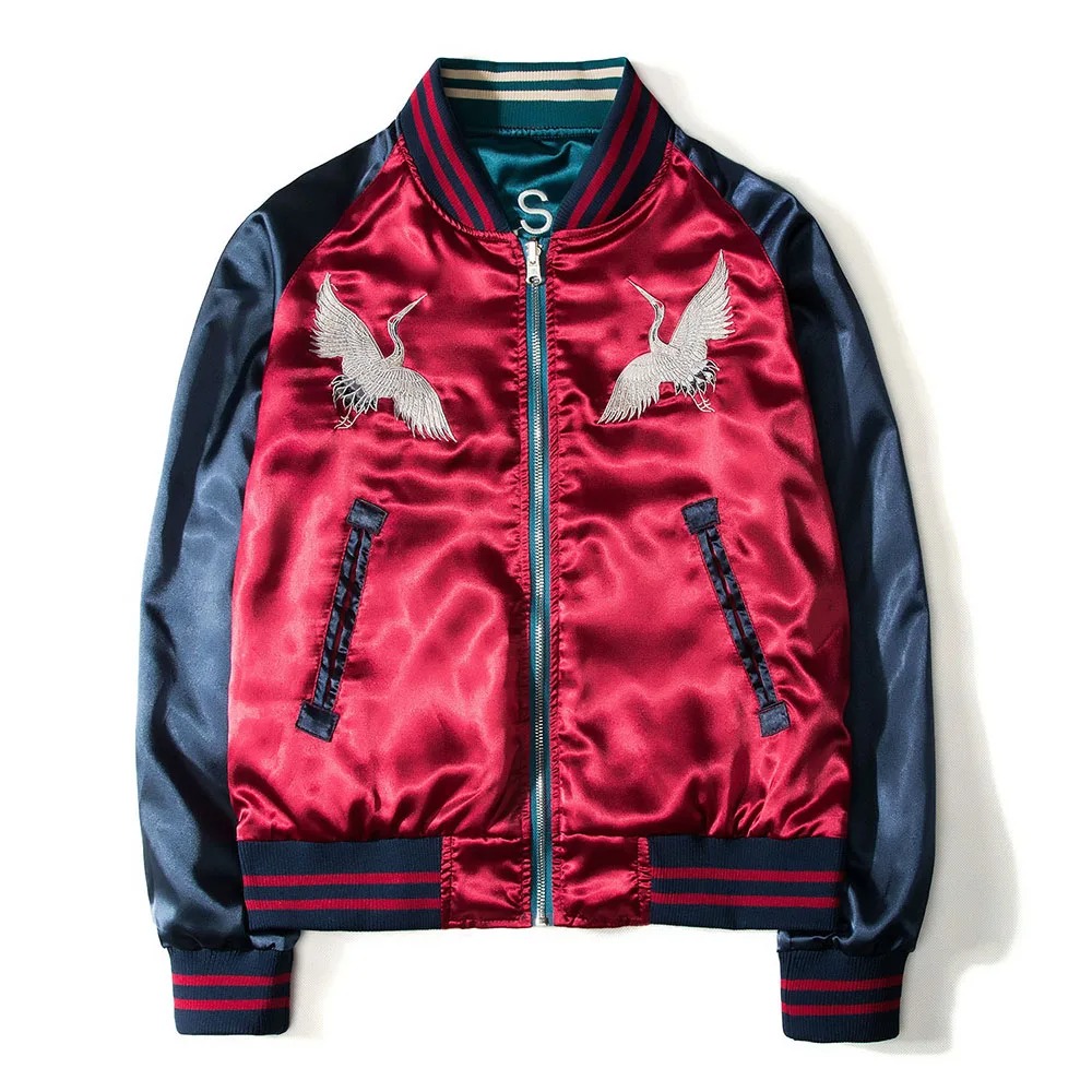 남성용 리버시블 야구 재킷, 대표팀 재킷, 2 가지 착 - Varsity Jacket Wool 리뷰 및 가격