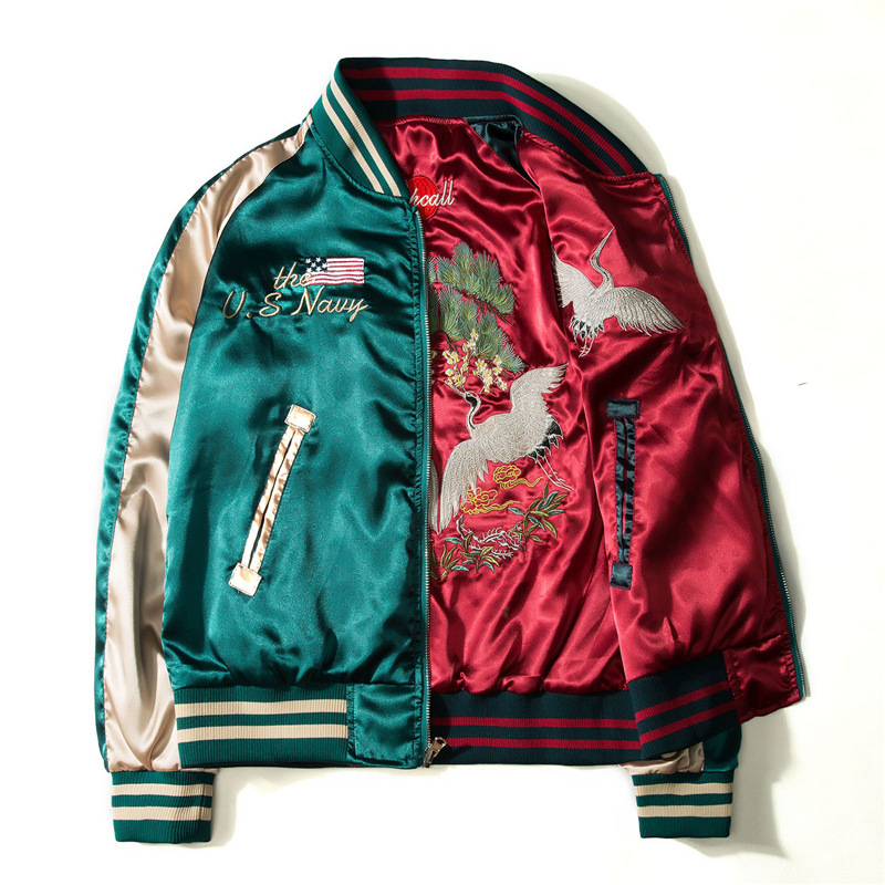 남성용 리버시블 야구 재킷, 대표팀 재킷, 2 가지 착 - Varsity Jacket Wool 리뷰 및 가격