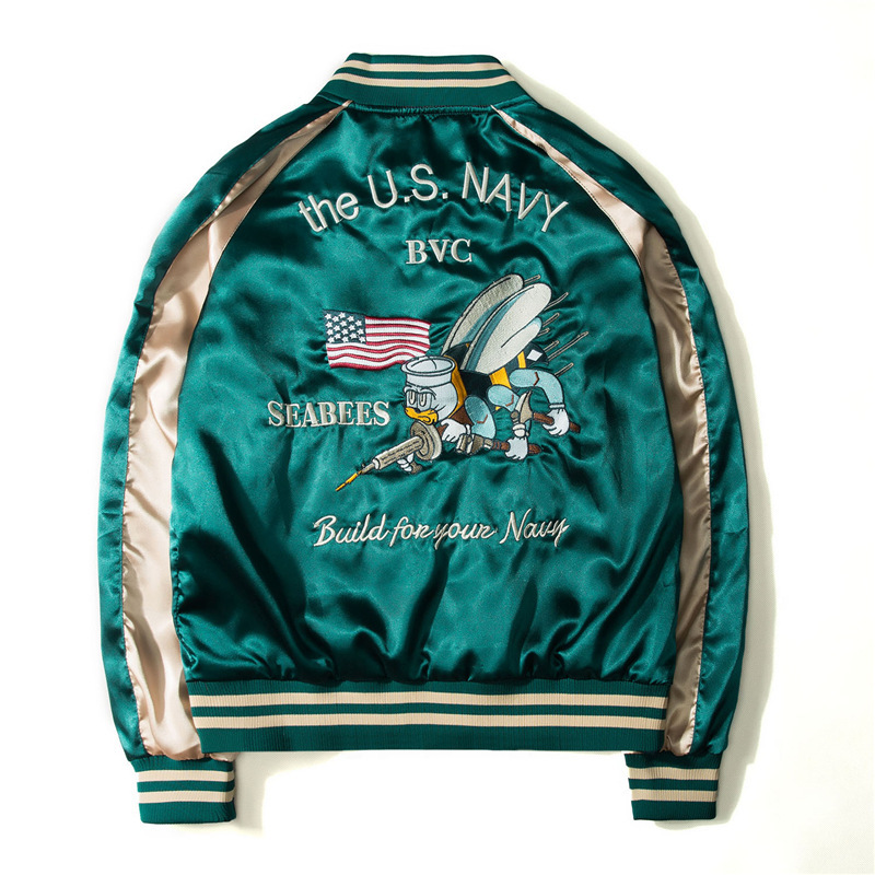 남성용 리버시블 야구 재킷, 대표팀 재킷, 2 가지 착 - Varsity Jacket Wool 리뷰 및 가격