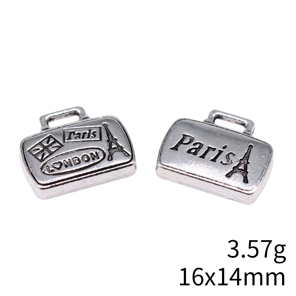 10개 16x14mm(0.63x0.55인치) 앤틱 실버 - Vintage Fashion Paris 리뷰 및 가격
