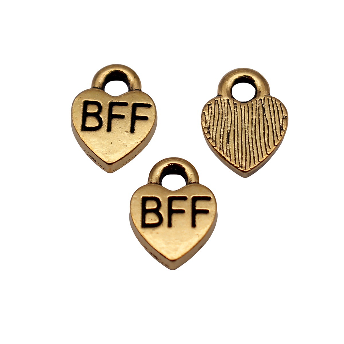 40pcs 9.3x7mm 앤티크 골드 컬러 Bff Be - Vintage Fashion Jewelry 리뷰 및 가격