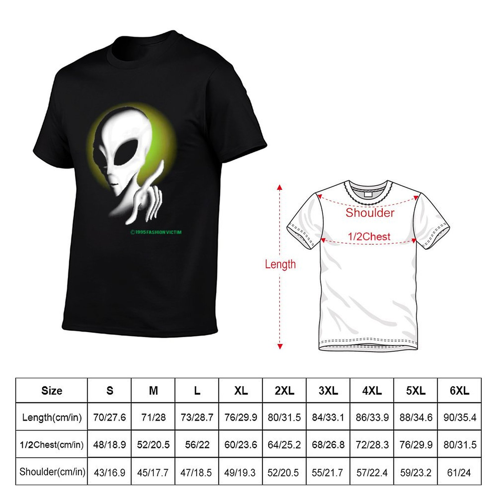 1995 ALIEN Vintage Glow In The - Vintage Fashion Victim 리뷰 및 가격