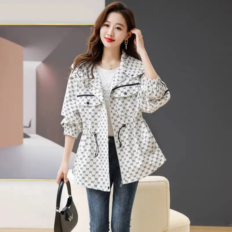 여성용 바람막이 재킷, 용수철 가을 루즈한 여성 코트, - Vintage Fashion For Sale 리뷰 및 가격