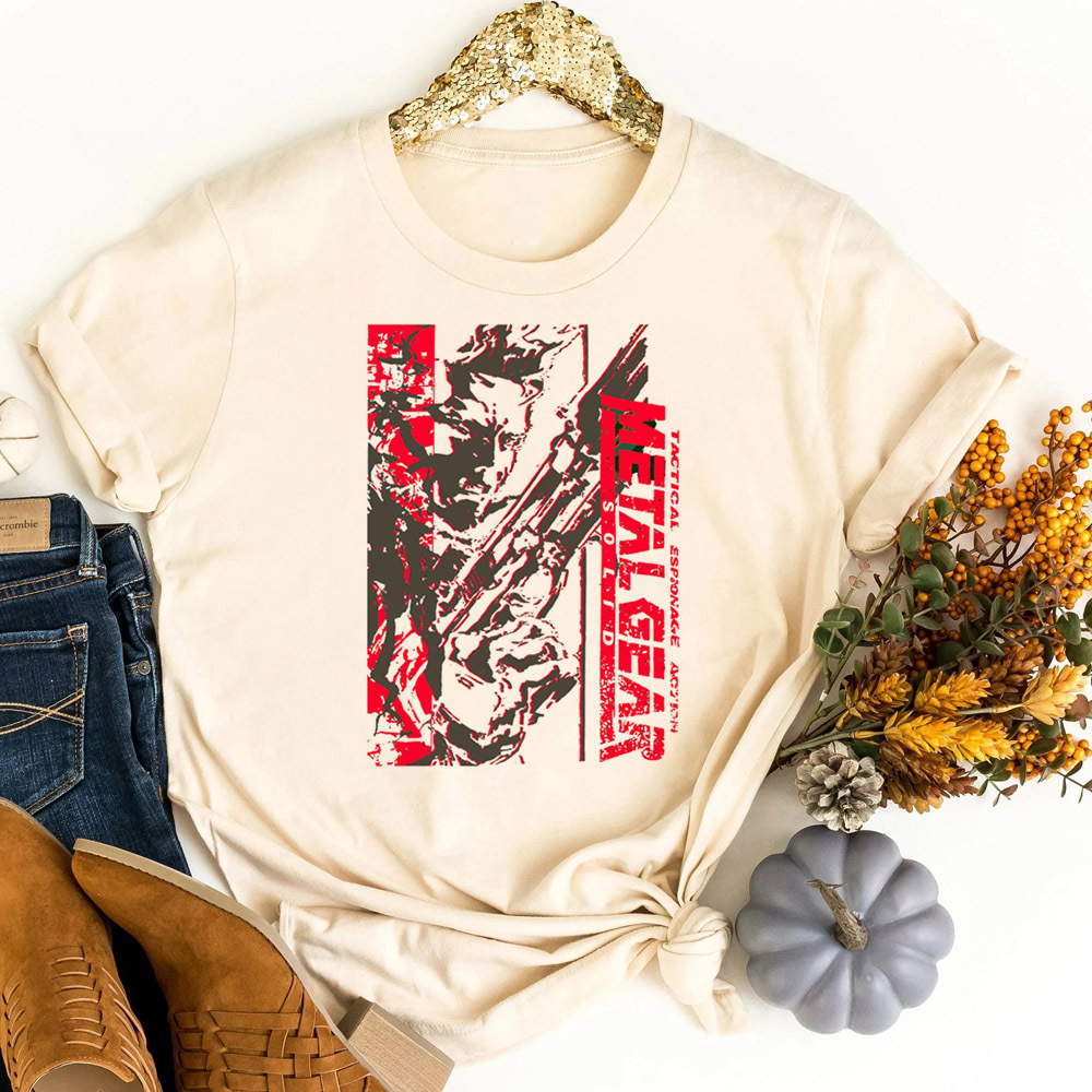 메탈 기어 솔리드 티셔츠 십대 귀여운 빈티지 한국 패션 - Vintage Fashion For Sale 리뷰 및 가격