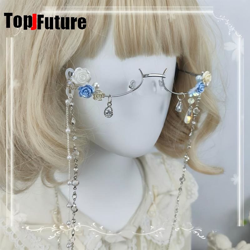 여성 하라주쿠 서브컬쳐 로리타 소녀 수제 요정 꽃무늬  - Vintage Fashion Girl 리뷰 및 가격