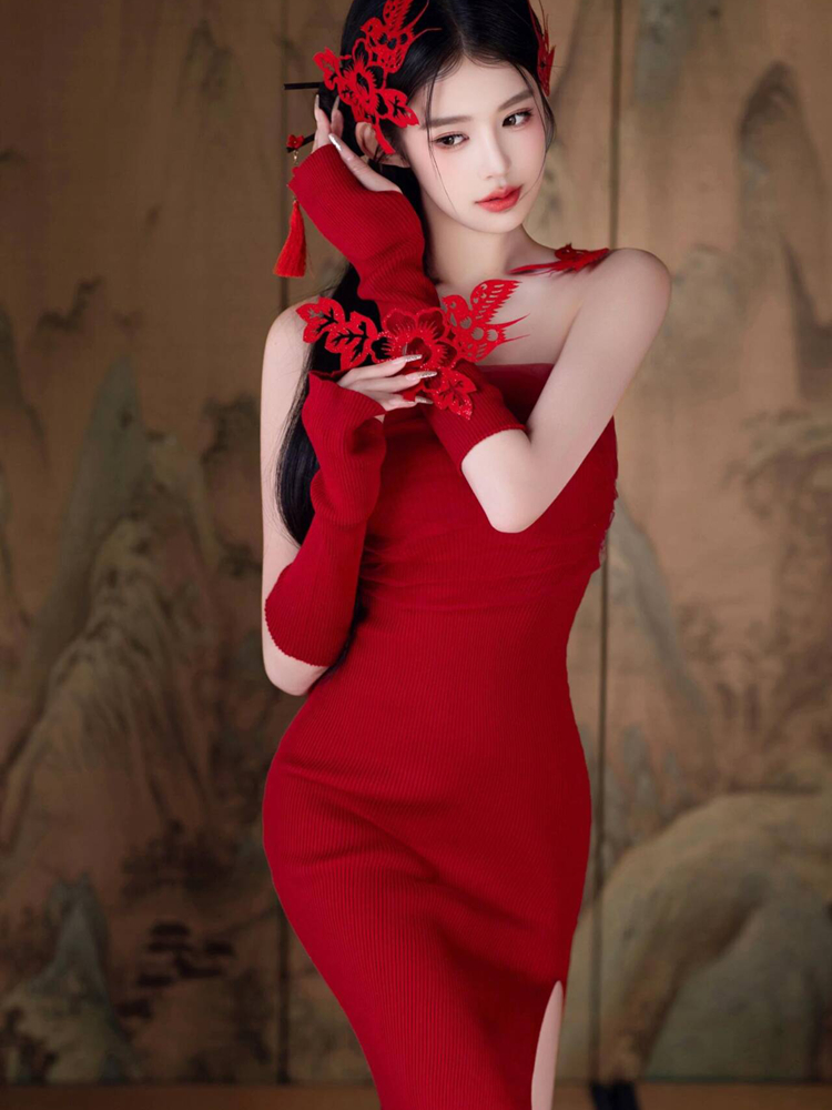 새로운 2026 레드 빈티지 스타일 개인 스튜디오 사진 - Vintage Fashion Photography 리뷰 및 가격