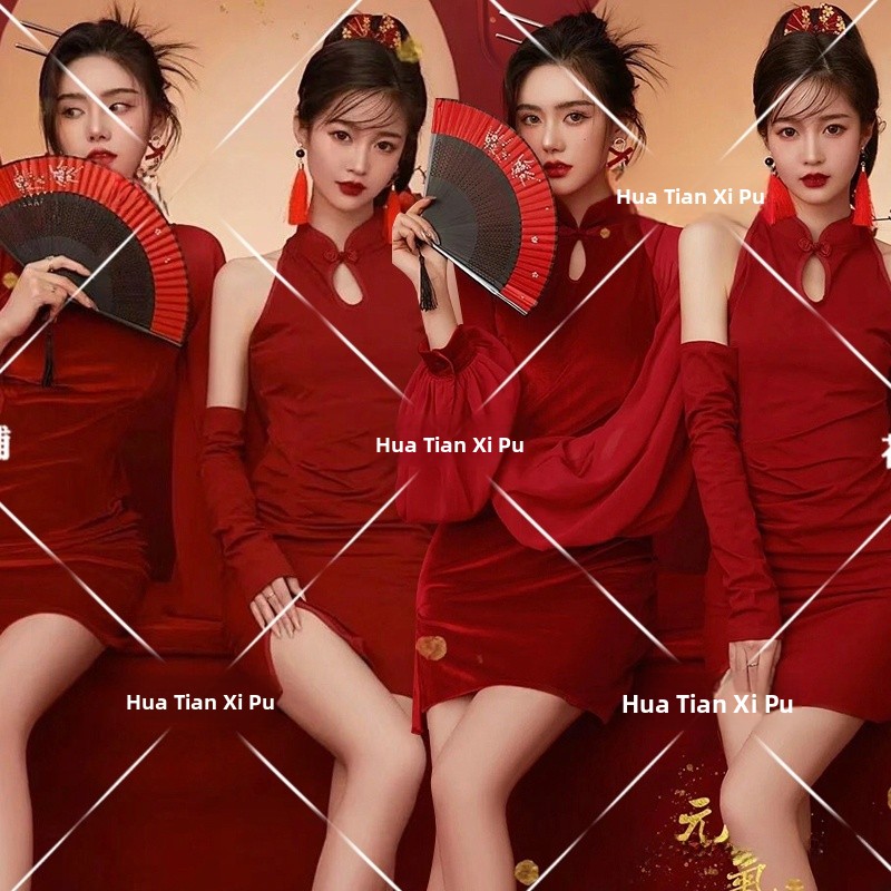 새해 빈티지 사진 스튜디오 패셔너블한 베스트 프렌드 초 - Vintage Fashion Girl 리뷰 및 가격