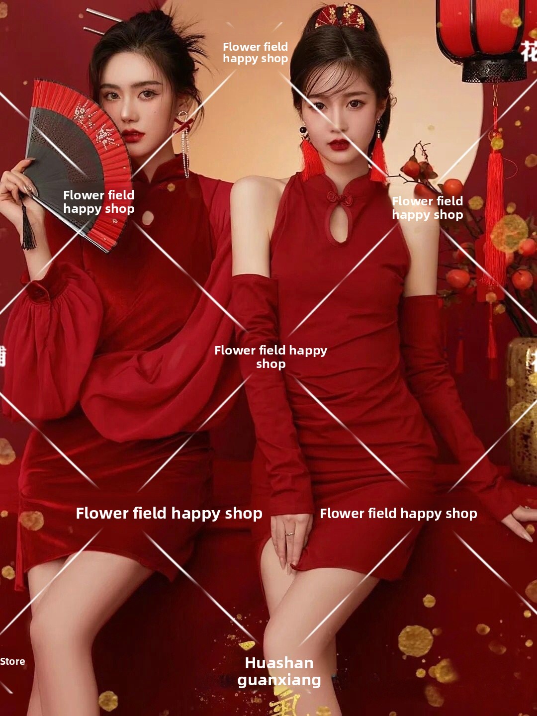 새해 빈티지 사진 스튜디오 패셔너블한 베스트 프렌드 초 - Vintage Fashion Girl 리뷰 및 가격